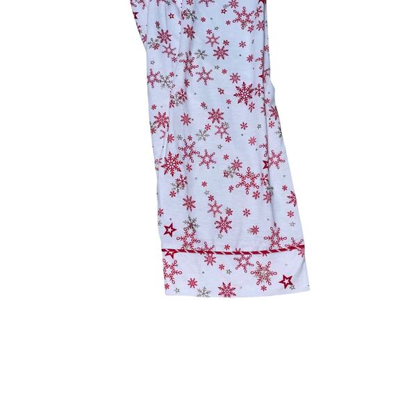 American Girl Warm Wishes Two Piece Pajama Set Girls Red White Gold XL (18/20) - Picture 6 of 14